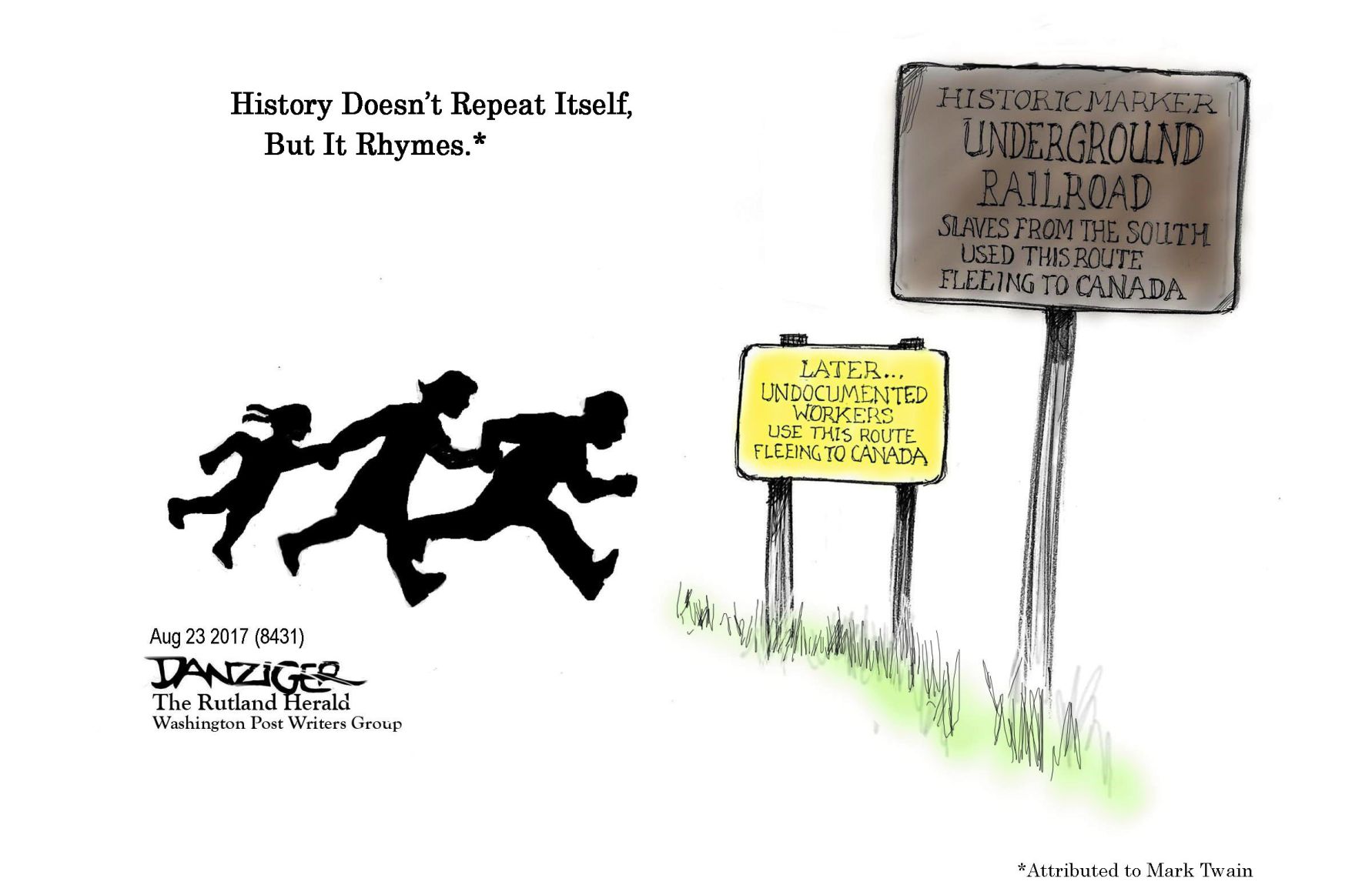 Jeff Danziger cartoon